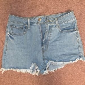 High waisted shorts